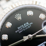 2015 Rolex Datejust 31 Black Diamonds Dial