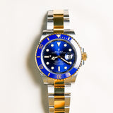 2023 Blue Submariner Two Tone Yellow Gold