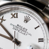 2024 Rolex Datejust 36 White Dial Smooth Bezel Oyster Bracelet