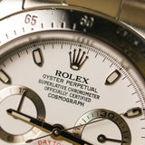 2012 Rolex Chosmograph Daytona White Dial Oystersteel