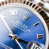 2024 Rolex Datejust 31 Blue Dial Fluted Jubilee