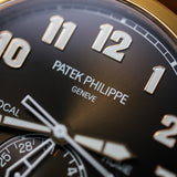 2019 Patek Philippe 5524R-001 Complications Calatrava Pilot Travel Time Rose Gold