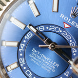 2023 Rolex Sky Dweller Blue Dial Fluted Jubilee 42mm