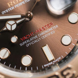 2018 Rolex Yacht-Master 40 Chocolate Dial Two Tone Rose Gold