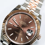 2025 Rolex Datejust 41  Chocolate Index Dial Ref. 126331 A001230