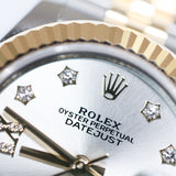 2024 Rolex Datejust 28mm 2T Silver Diamond Ref. 279173 A001018