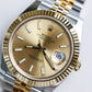 2023 Rolex Datejust 41 Champagne Dial Fluted Jubilee Two Tone YG
