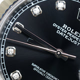 2026 Rolex Datejust 41 Black Diamonds Dial Fluted Jubilee Ref. 126334 A001823