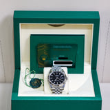 2025 Rolex Datejust 41 Black Index Fluted Jubilee Ref.126334 A001389
