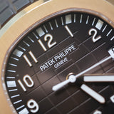 2021 Patek Philippe Aquanaut Sunburst Brown Chocolate Dial Rose Gold Ref. 5167R-001 B00349
