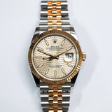 2024 Rolex Datejust 36 Motif Champagne Dial Ref. 126233 A001107