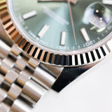 2022 Rolex Datejust 41 Mint Green Fluted Jubilee Ref. 126334 B00151