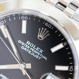 2025 Rolex Datejust 41 Smooth Jubilee Black Dial Ref. 126300 A001039