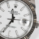 2026 Rolex Datejust 41 White Fluted Jubilee 126334 A001327