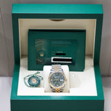 2021 Rolex Datejust 36 Green Roman Numerals Ref. 126233 A001467