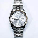 2025 Rolex Datejust 36 Silver Fluted Jubilee Ref. 126234 A001016
