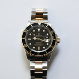 2008 Rolex Submariner Date Black Dial Two Tone YG Ref. 16613LN B00348