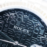 2013 Rolex Datejust 36 Black Continuous Motif Ref. 116234