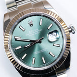 2023 Rolex Datejust 41 Mint Green Ref. 126300