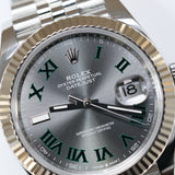 2023 Rolex Datejust 41 Wimbledon Dial Fluted Jubilee Ref. 126334 A001777