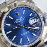 2024 Rolex Datejust 41 Blue Dial 126300