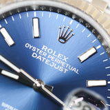 2022 Rolex Datejust 36 Blue Dial Ref. 126234 A001002