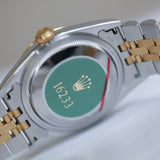 1998 Rolex Datejust 36 White Roman Numerals Dial Two Tone YG Ref. 16233 A001912