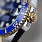 Rolex Submariner Date Blue Dial Two Tone YG