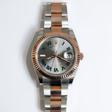 2024 Rolex Datejust 41 Wimbledon Dial Oyster Bracelet Two Tone RG Ref. 126331 A001898