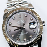 2019 Rolex Datejust 41 Slate Diamond Ref. 126334