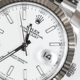 2026 Rolex Datejust 41 White Fluted Jubilee 126334 A001327