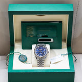 2020 Rolex Datejust 41 Blue Diamonds Dial Ref. 126334