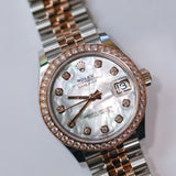 2024 Rolex Datejust 31mm 2T RG "MOP" Dial Ref. 278281RBR B00031