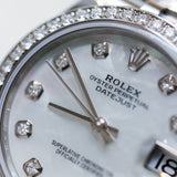 2025 Rolex Datejust 31 'MOP' Diamond Dial Diamonds Bezel Ref.278384RBR A000970