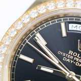2025 Rolex Day-Date 40 YG Black Index RBR Ref. 228348RBR A001203