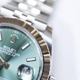 2025 Rolex Datejust 41 Mint Green  Dial Ref. 126334 A001001