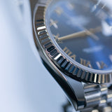 2021 Rolex Datejust 41 Azzuro Blue Fluted Jubilee Ref. 126334 A001776