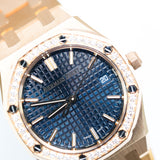 2024 Audemars Piguet Royal Oak 34 Blue Diamond Ref. 77451OR.ZZ.1361OR.03 A001166