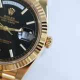 2026 Rolex Daydate 40 Black Index Dial Yellow Gold Ref. 228238 A001859