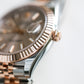 2023 Rolex Datejust 41 Sundust Dial Fluted Jubilee Two Tone Rose Gold