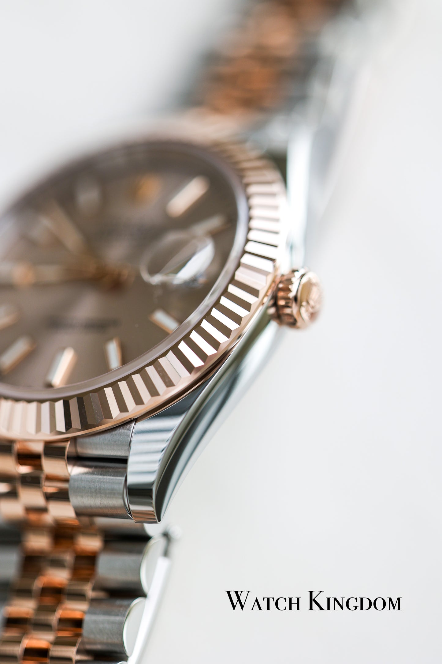 2023 Rolex Datejust 41 Sundust Dial Fluted Jubilee Two Tone Rose Gold