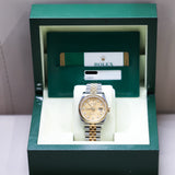 2016 Rolex Datejust 36 Champagne Diamond Ref. 116233 A000999