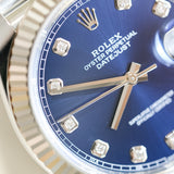 2024 Rolex Datejust 41 Blue Diamonds 126334