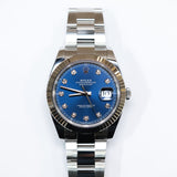 2024 Rolex Datejust 41 Blue Diamonds Ref. 126334