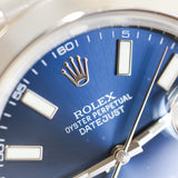 2015 Rolex Datejust II Blue Dial 116300