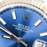 2025 Rolex Datejust 41 Blue Index Dial Fluted Jubilee Ref.126334 B00064