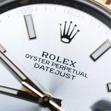 2025 Rolex Datejust 41mm Two-Tone Fluted Oyster Silver Ref. 126333 B00344
