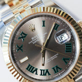 2020 Rolex Datejust 41mm 'Wimbledon' 2T YG Ref. 126333 B00206