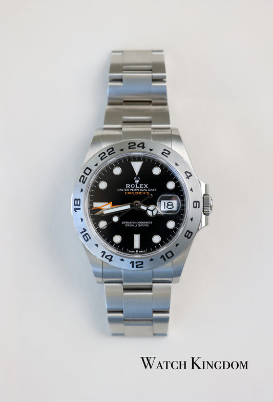 2022 Rolex Explorer II Black Dial