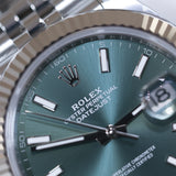 2026 Rolex Datejust 41 Mint Green Dial Fluted Jubilee Ref. 126334 A001875